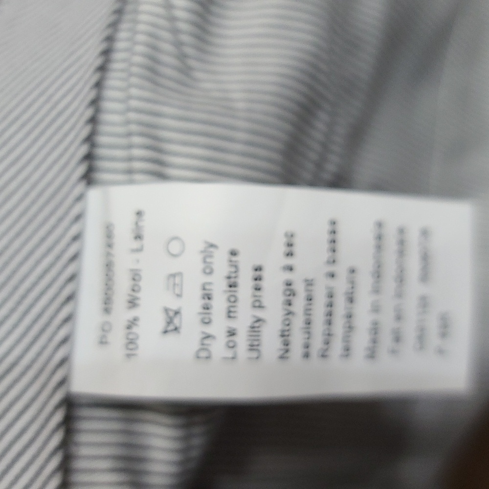 NWT Hart Schaffner Marx Mens 100% Wool Pants Chocolate Brown UNHEMMED 46 R - Picture 10 of 13